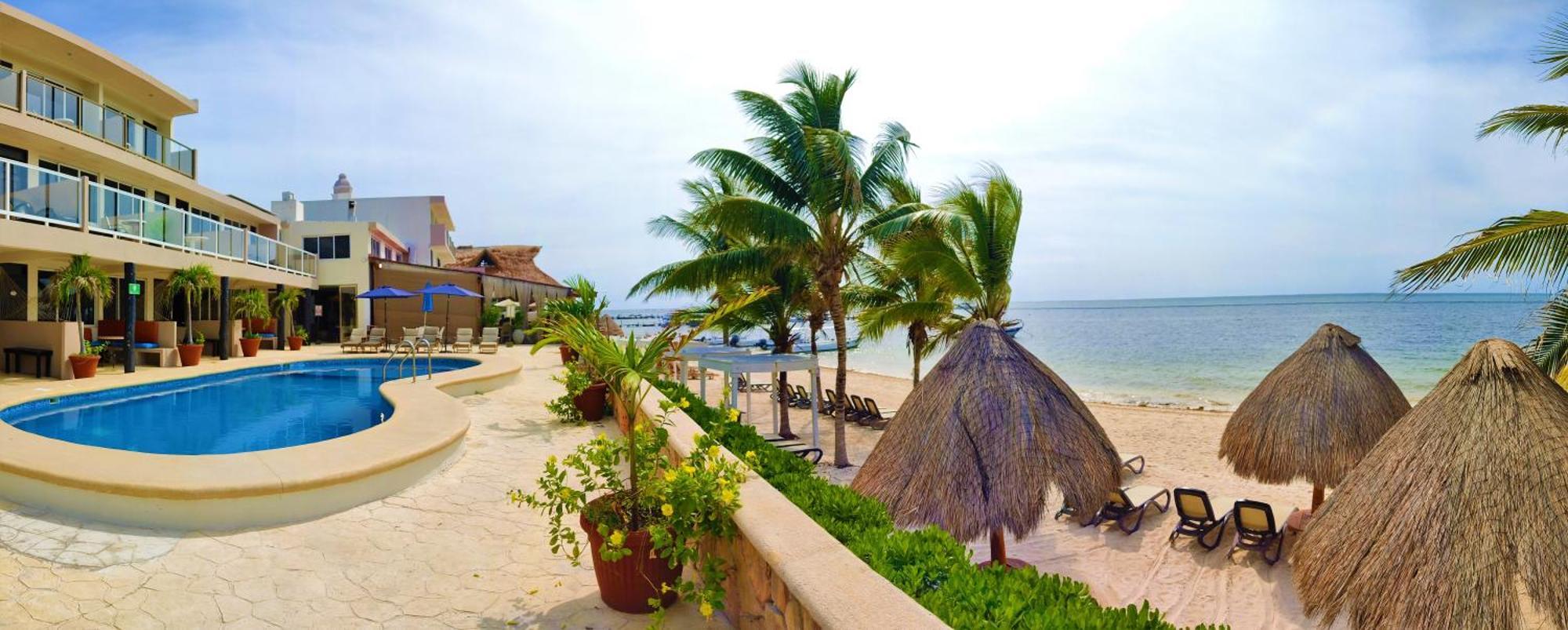 Hacienda Morelos Beachfront Hotel Puerto Morelos Dış mekan fotoğraf