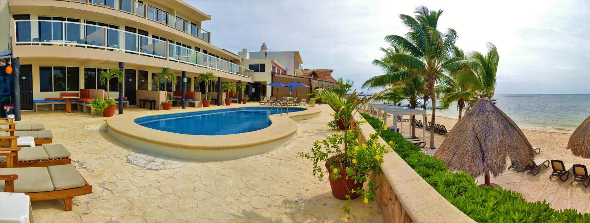Hacienda Morelos Beachfront Hotel Puerto Morelos Dış mekan fotoğraf