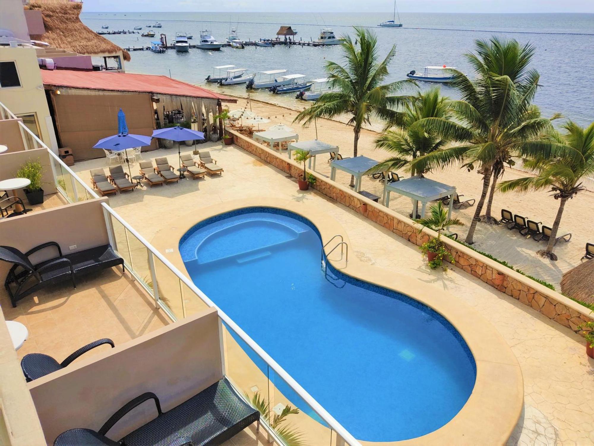 Hacienda Morelos Beachfront Hotel Puerto Morelos Dış mekan fotoğraf